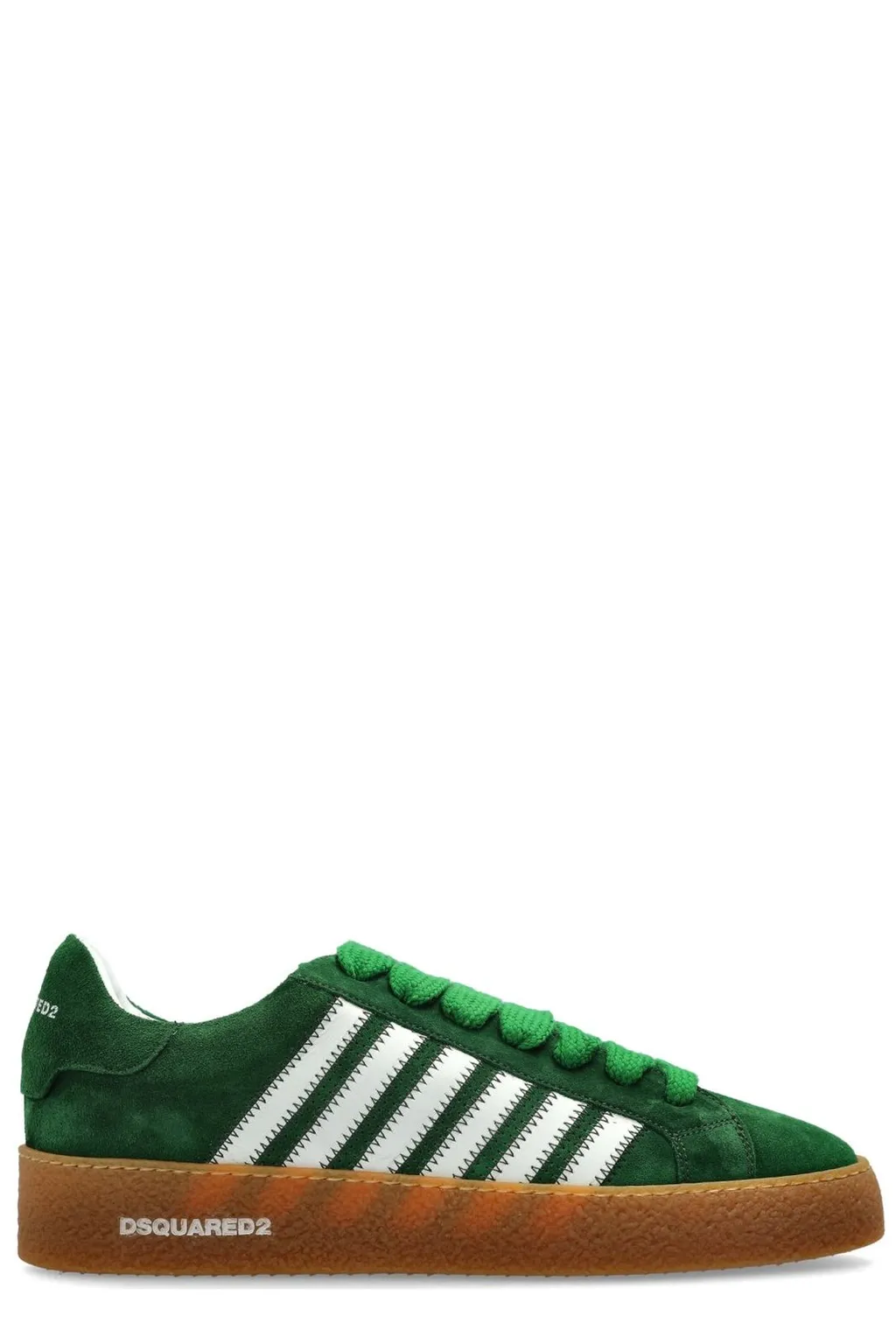 Dsquared2 Round-Toe Lace-Up Sneakers