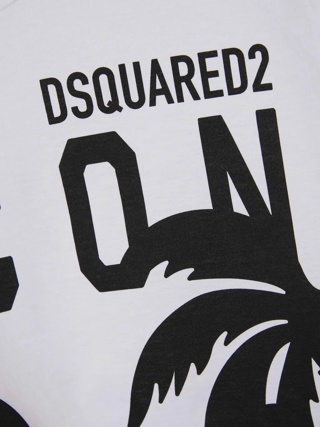 Dsquared2 Palm Tree Printed Short-Sleeved T-Shirt