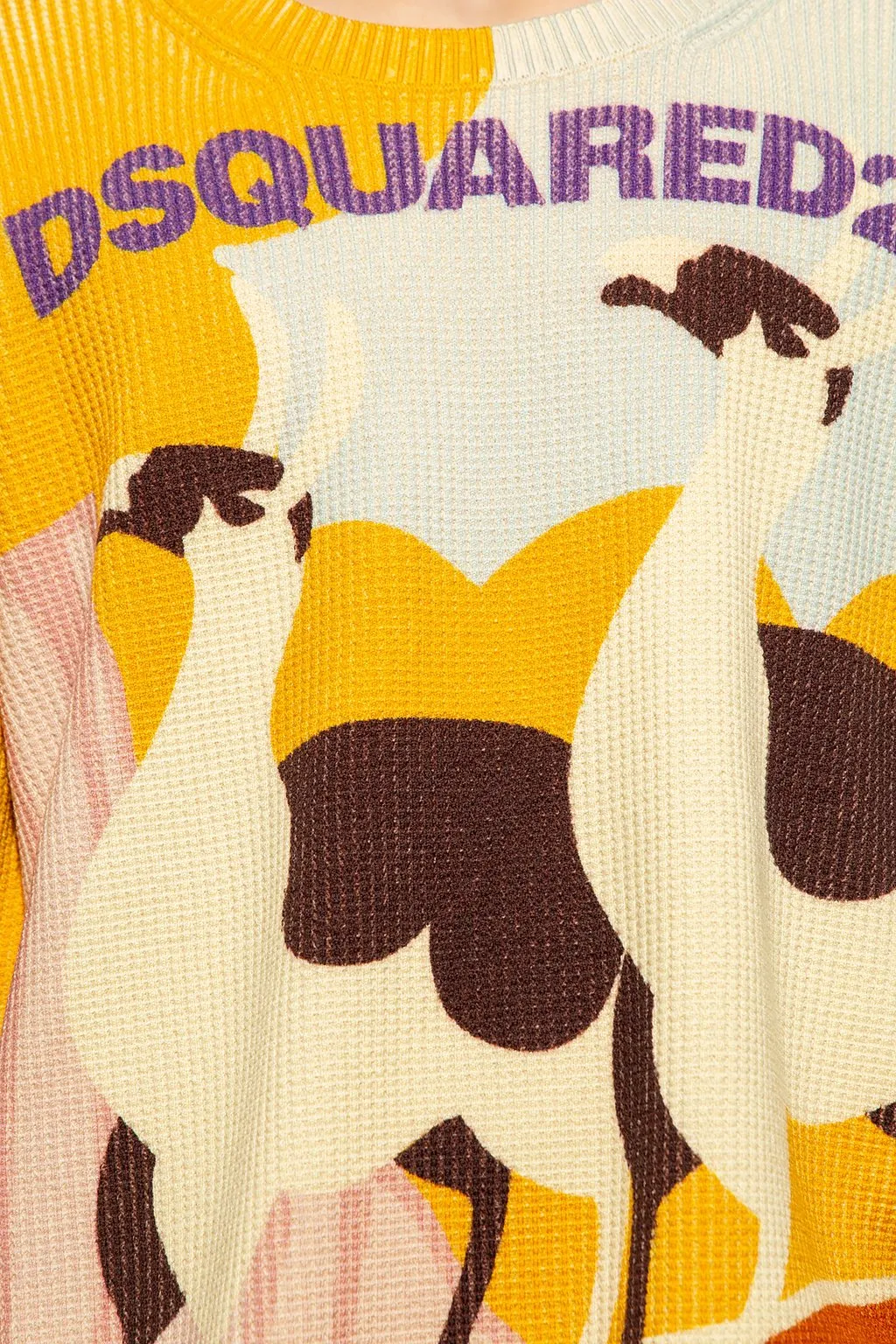 Dsquared2 Llama Country Crewneck Knitted Jumper
