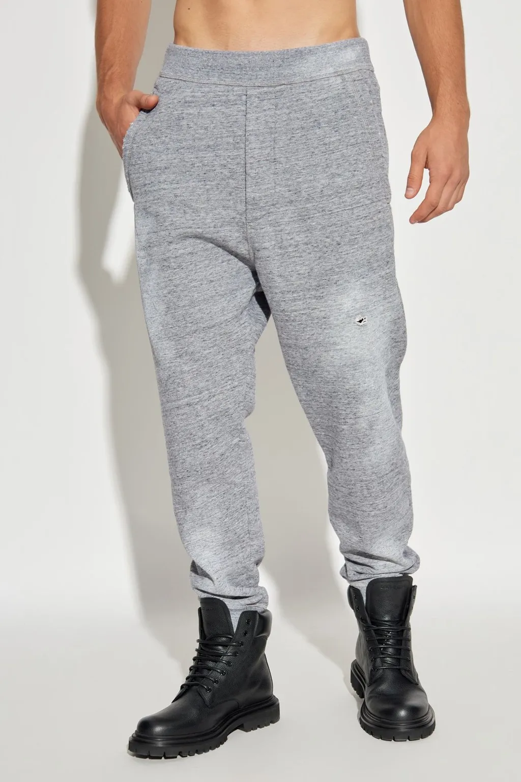 Dsquared2 Tapered-Leg Distressed Sweatpants
