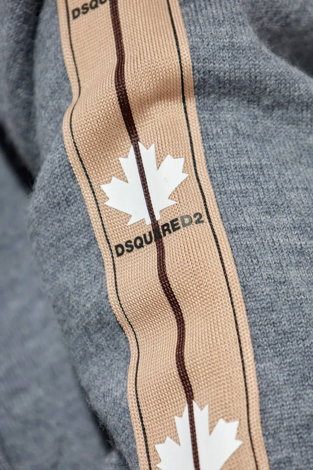 Dsquared2 High-Neck Zipped Knitted Cardigan