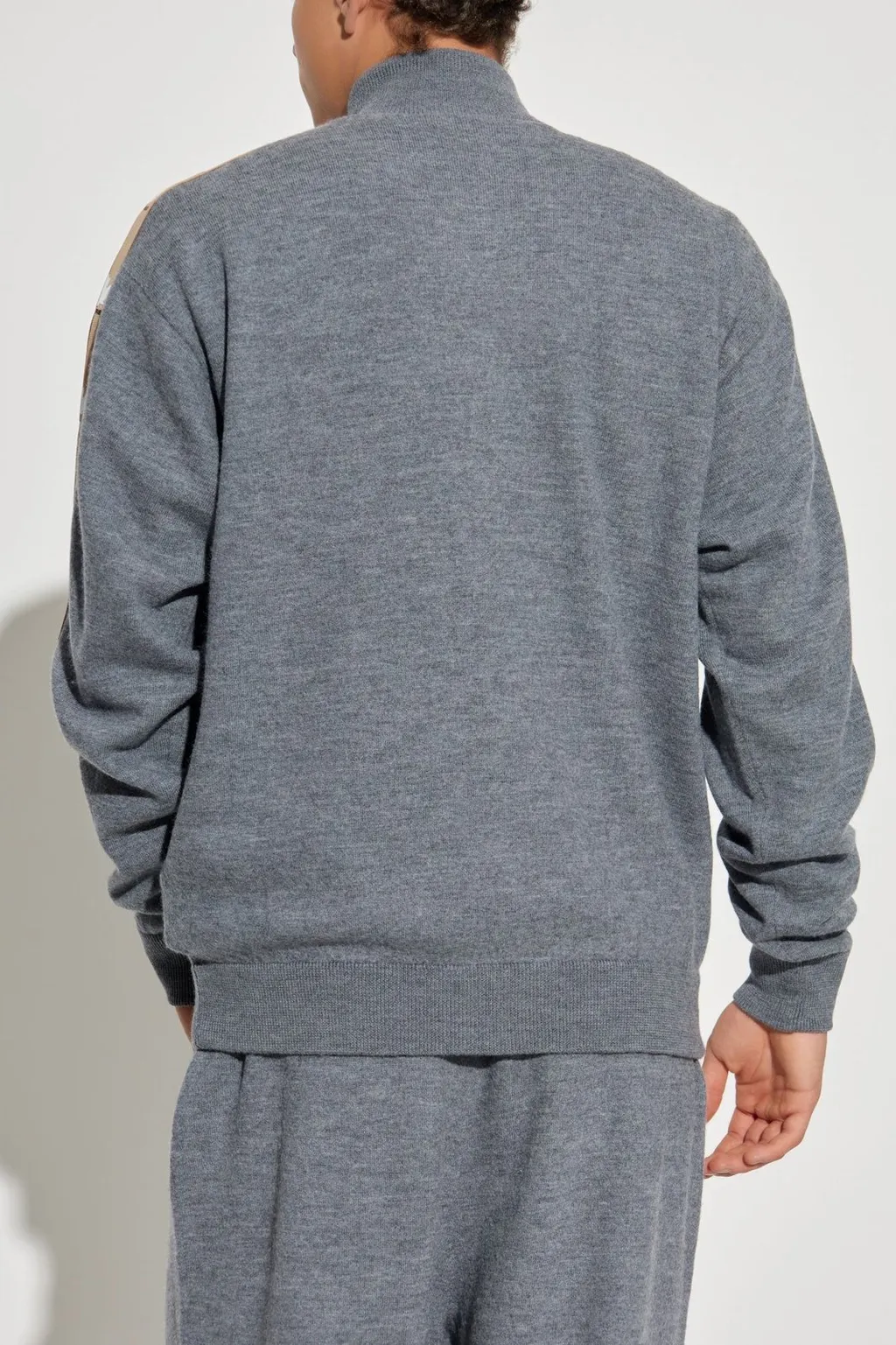 Dsquared2 High-Neck Zipped Knitted Cardigan