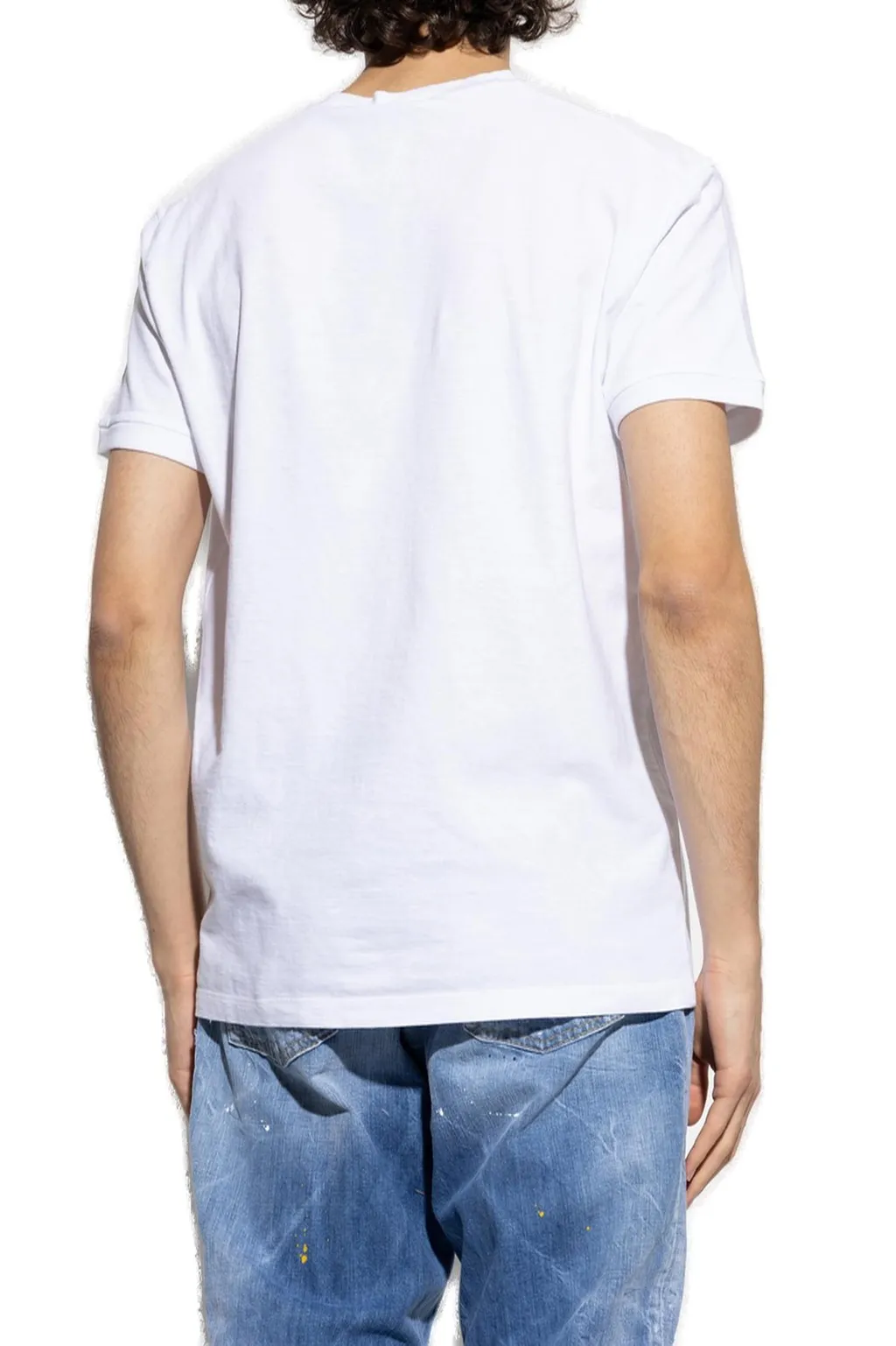 Dsquared2 Dyed Very Very Dan Fit Slogan T-Shirt