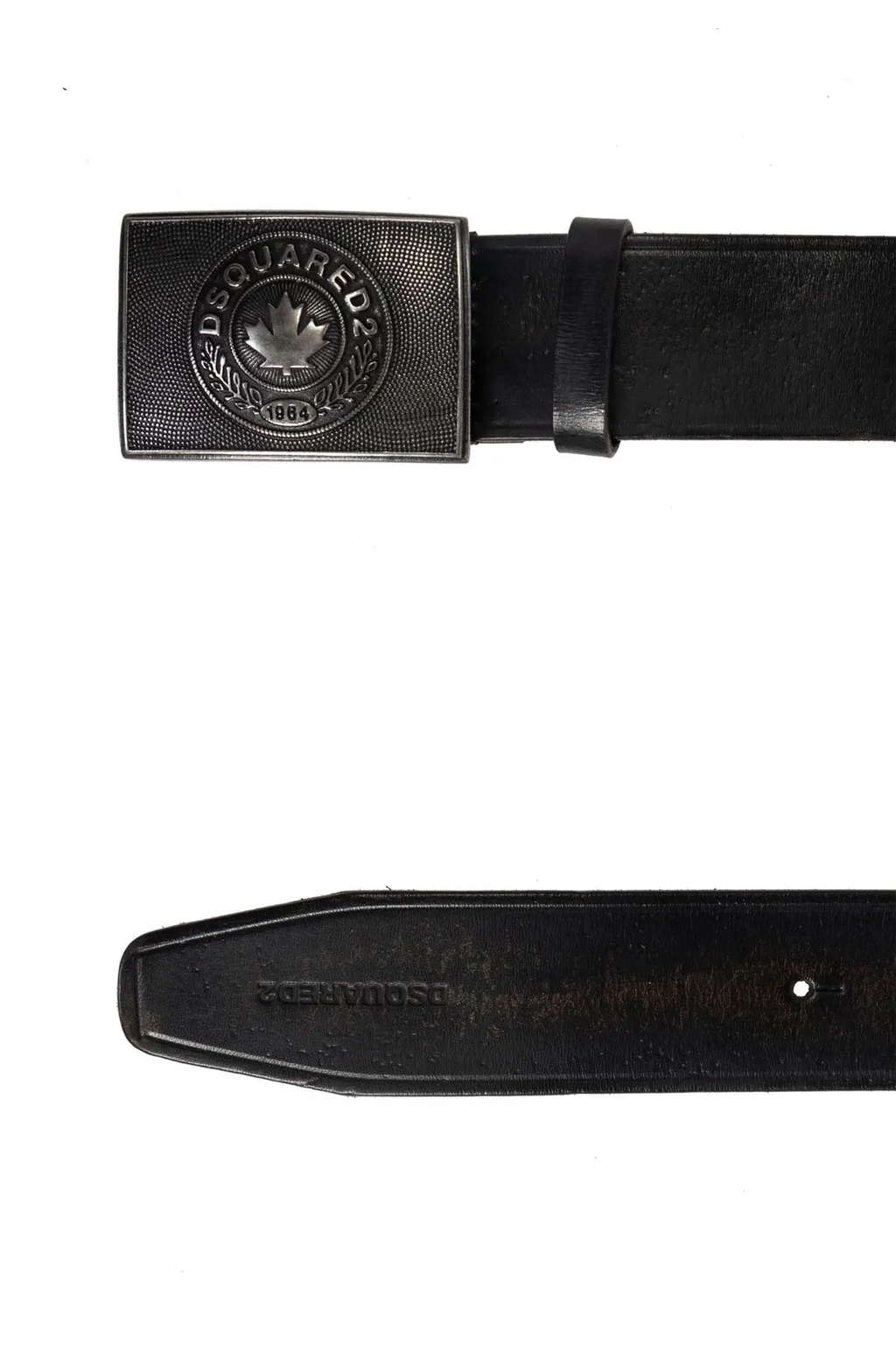 Dsquared2 Logo Plaque Buckle Belt