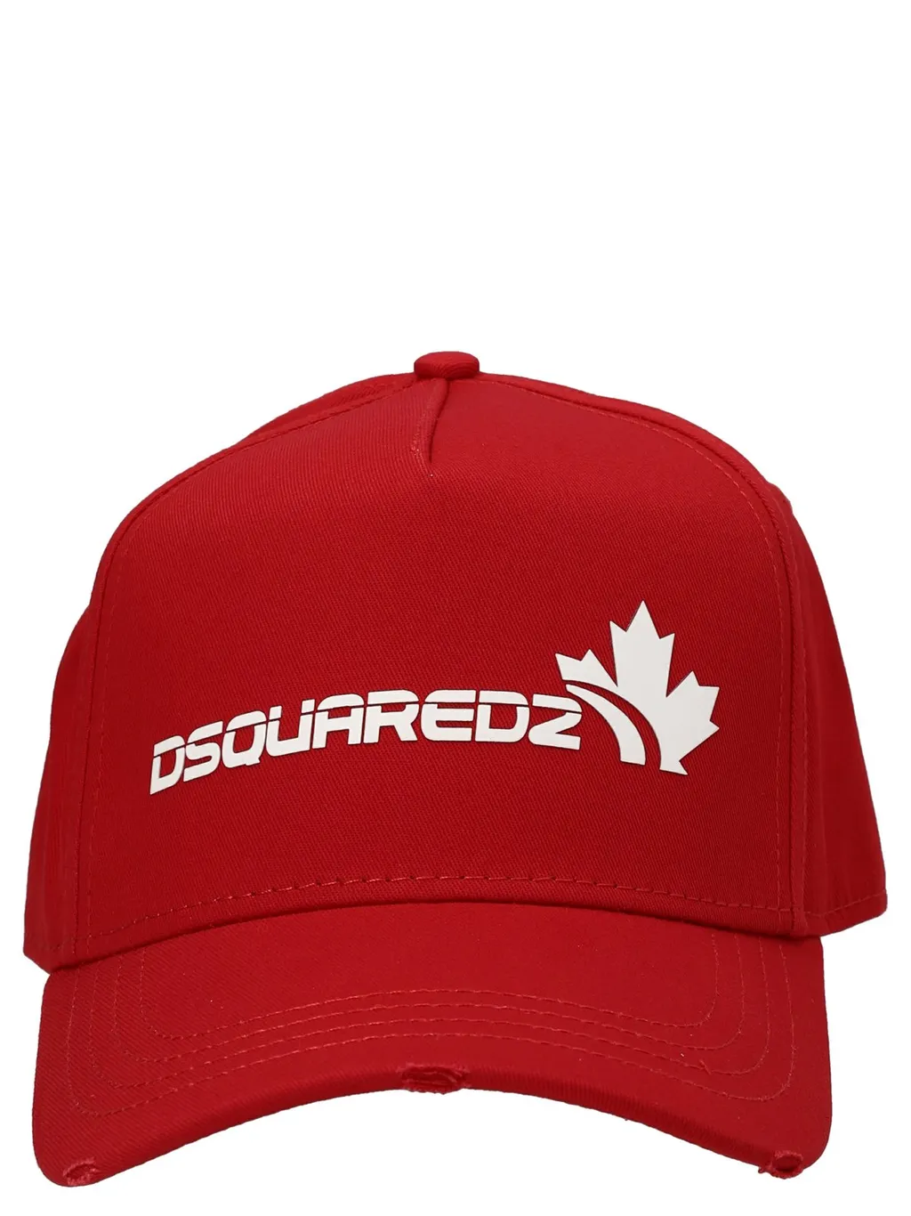 Dsquared2 Logo-Detailed Distressed Baseball Cap