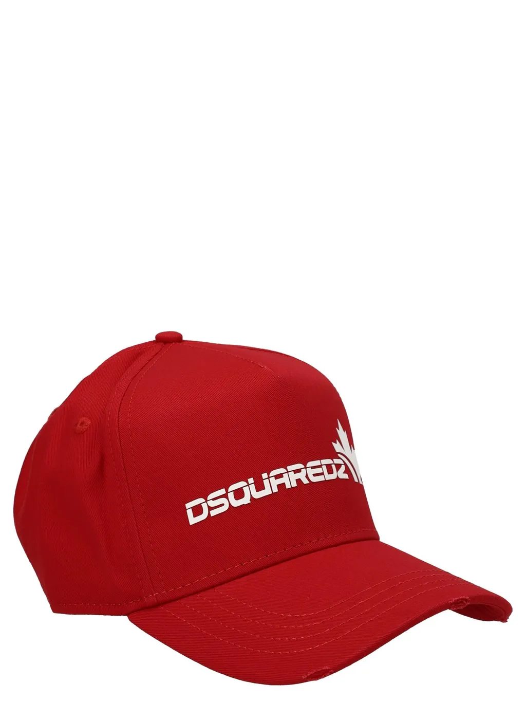 Dsquared2 Logo-Detailed Distressed Baseball Cap