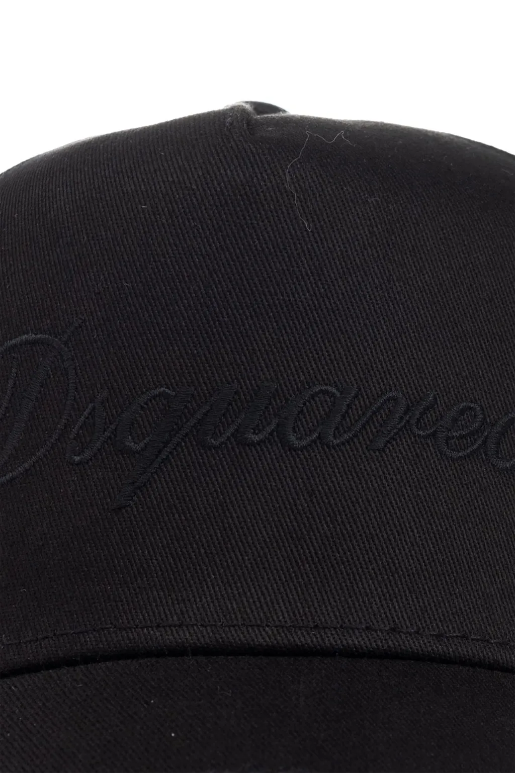 Dsquared2 Logo Embroidered Distressed Baseball Cap