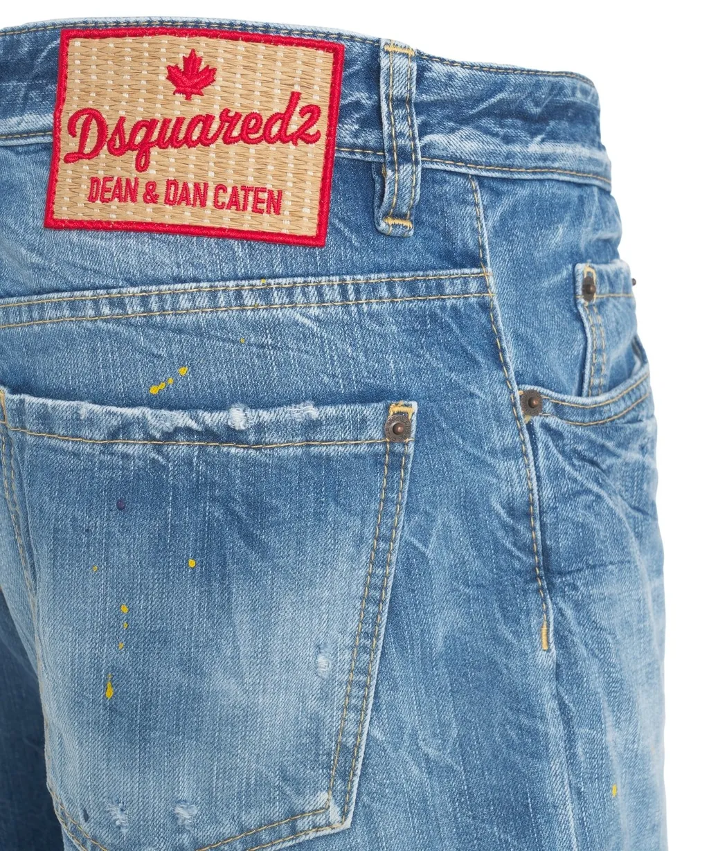 Dsquared2 Be Cool Be Nice Wash Loose Jeans