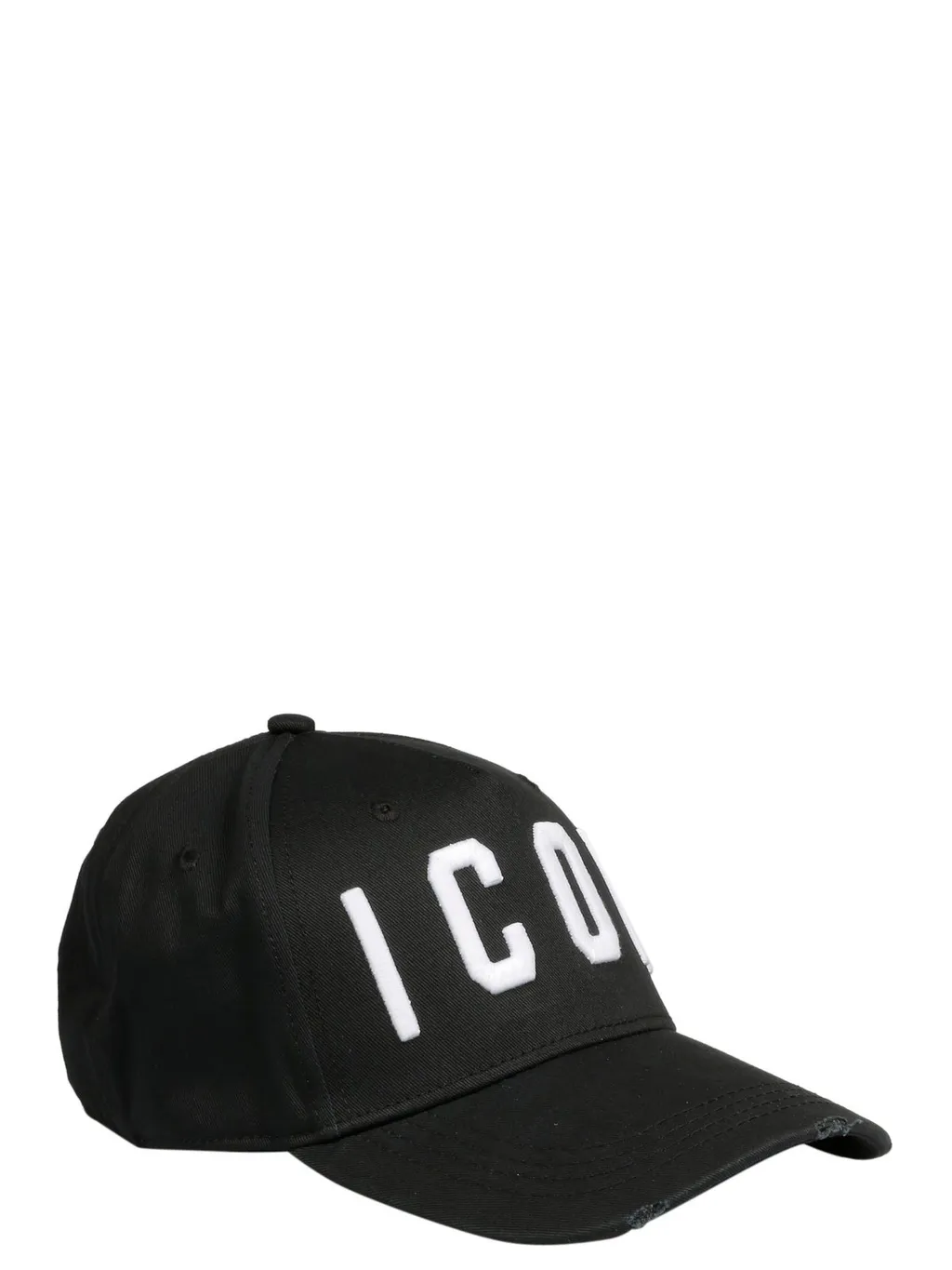 Dsquared2 Icon Embroidered Distressed Baseball Cap