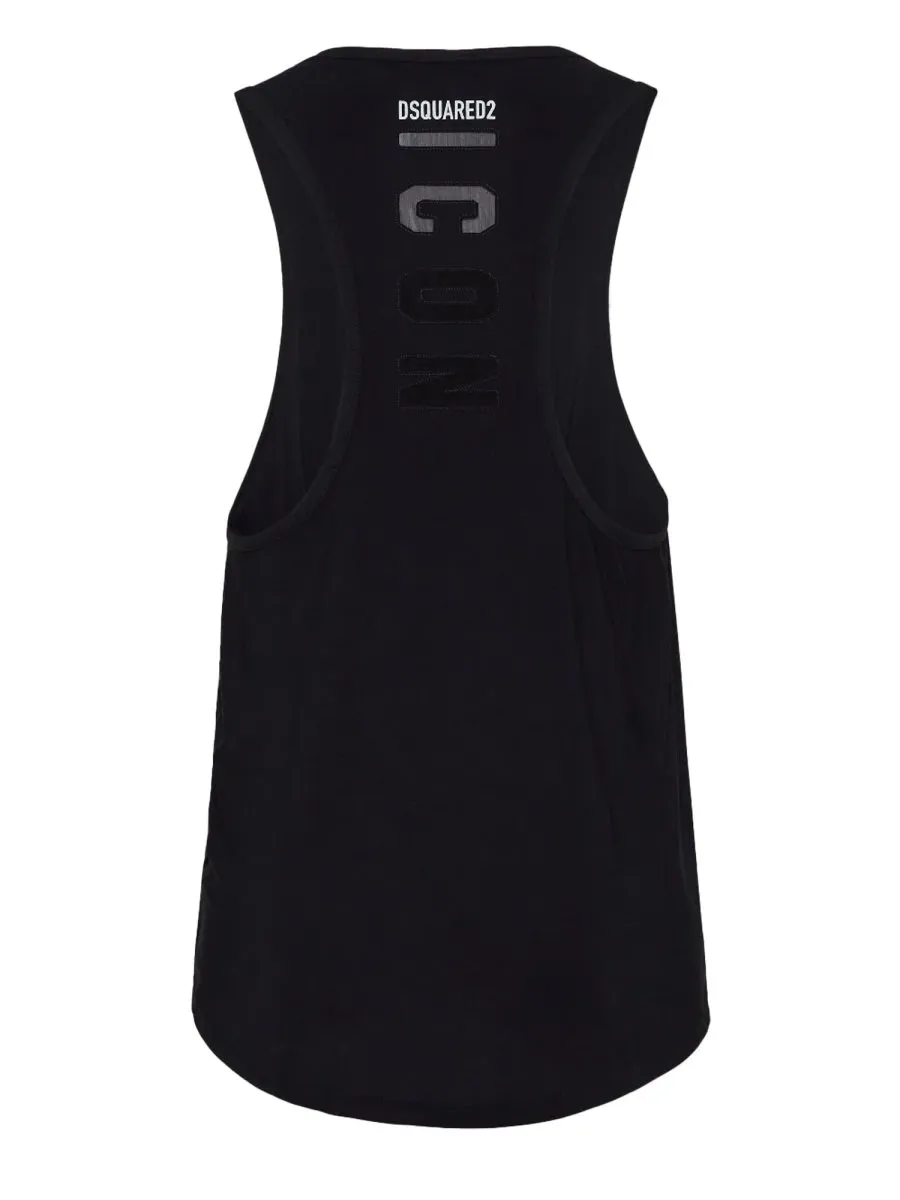 Dsquared2 Sleeveless Strech Jersey Tank Top