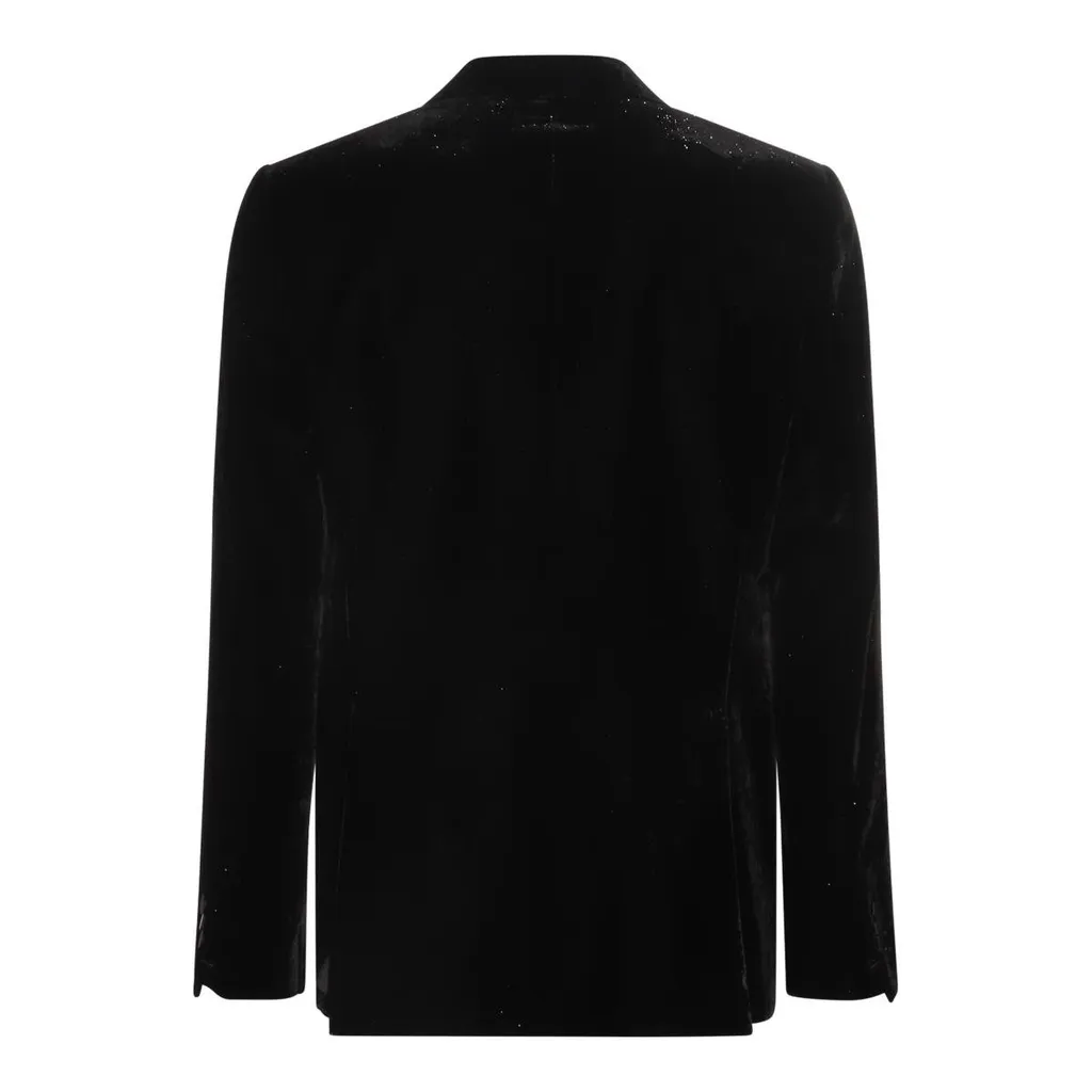 Dsquared2 Velvet Sequined Single-Breasted Blazer