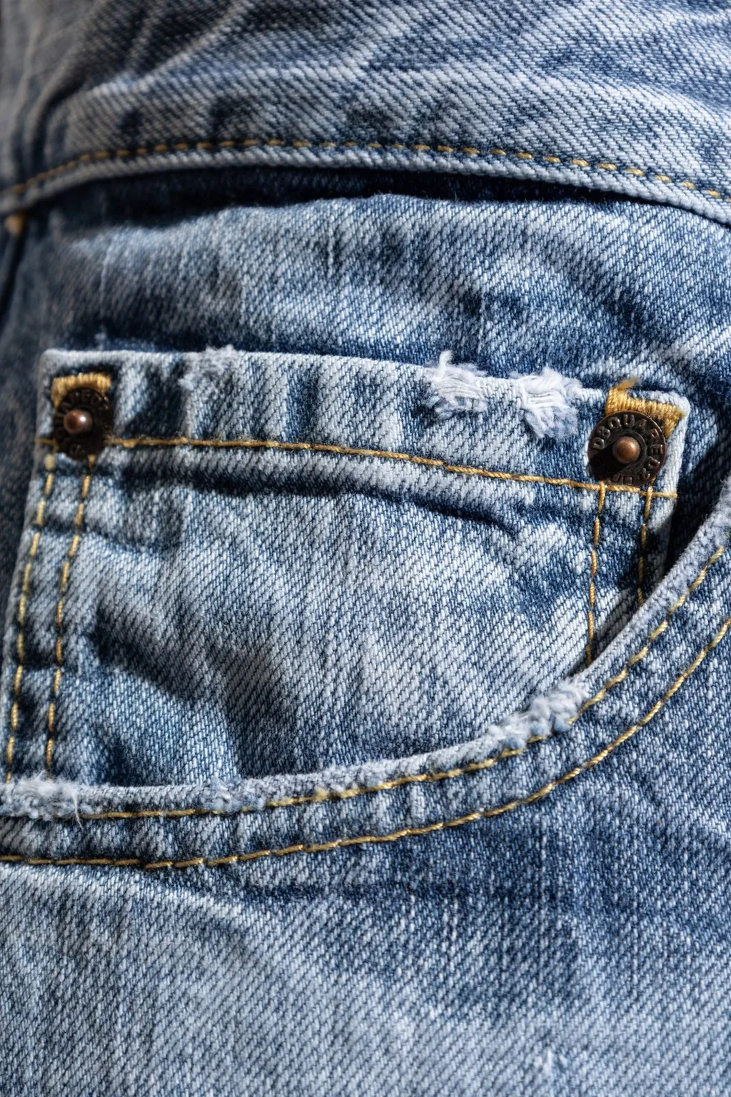 Dsquared2 Washed Straight-Leg Jeans