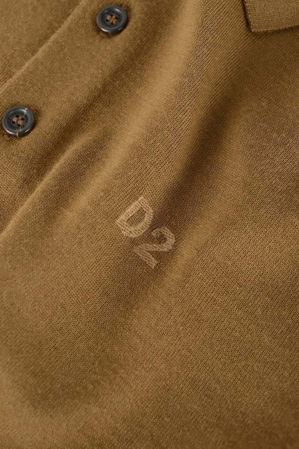 Dsquared2 Short-Sleeved Knitted Polo Shirt
