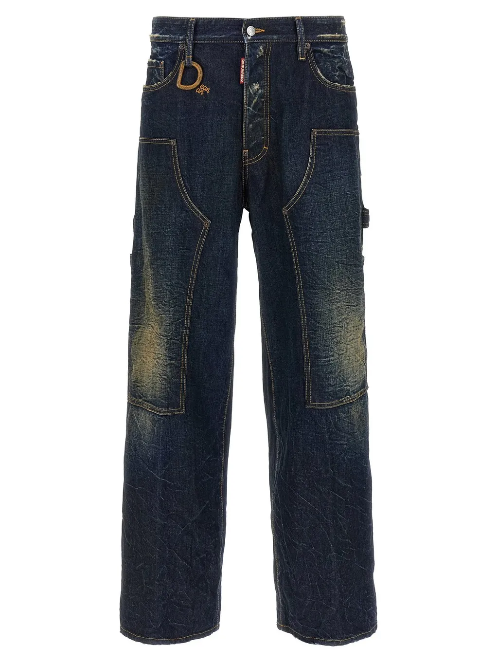 Dsquared2 D-Ring Distressed Loose-Fit Jeans