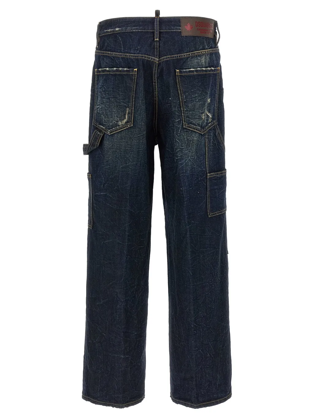 Dsquared2 D-Ring Distressed Loose-Fit Jeans
