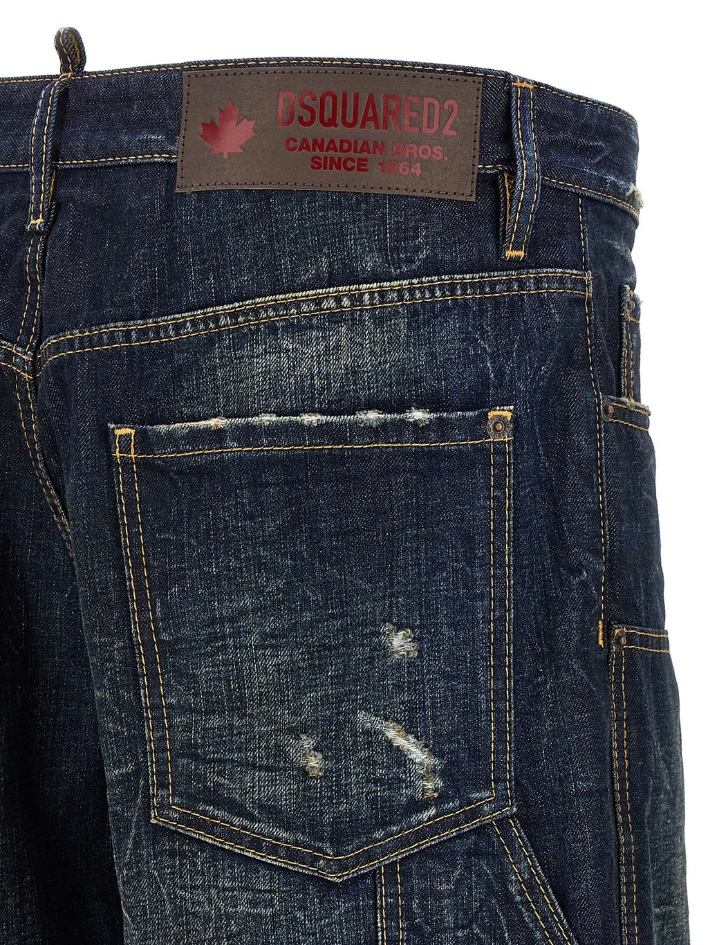 Dsquared2 D-Ring Distressed Loose-Fit Jeans