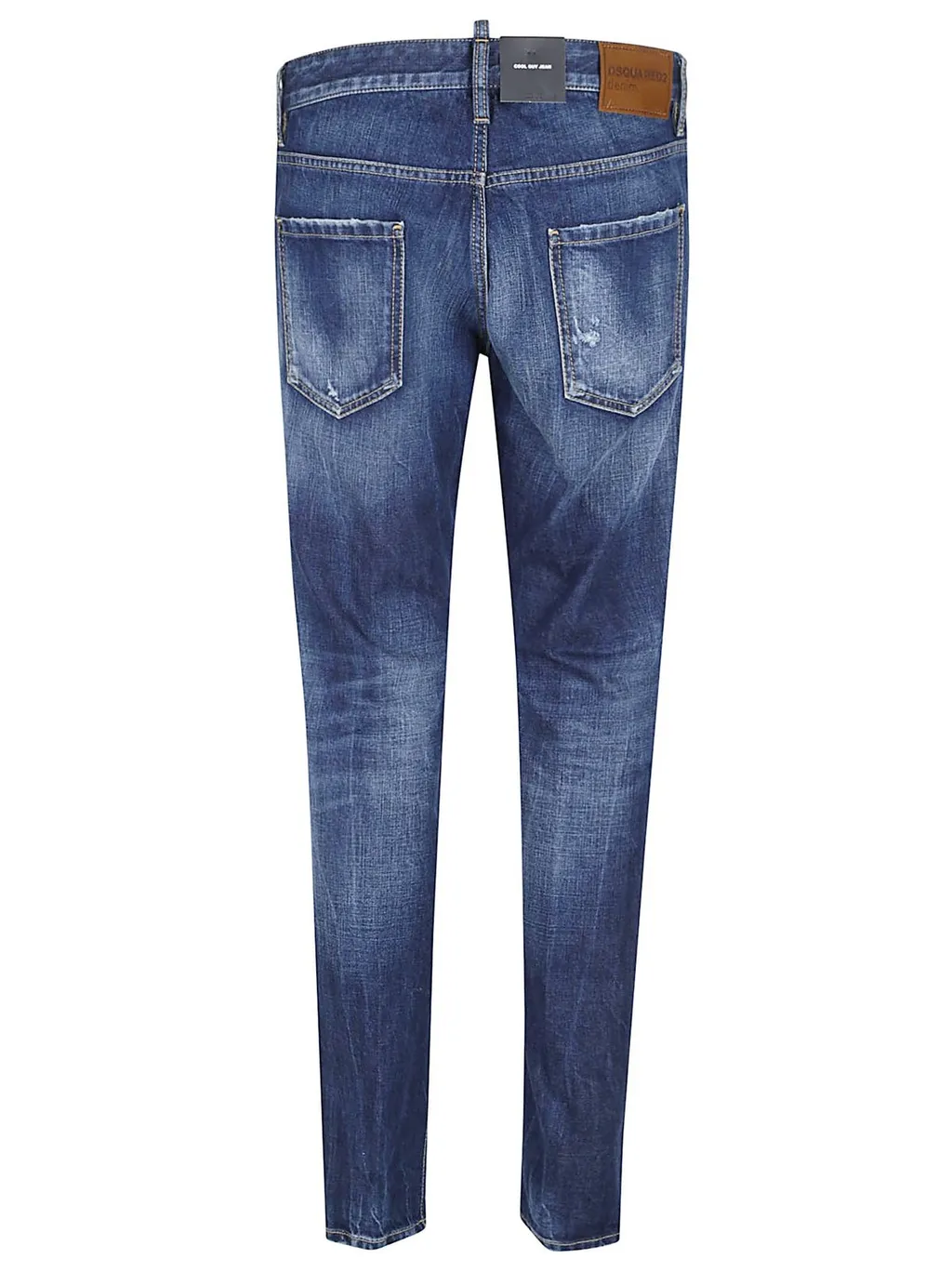 Dsquared2 Tapered-Leg Distressed Jeans