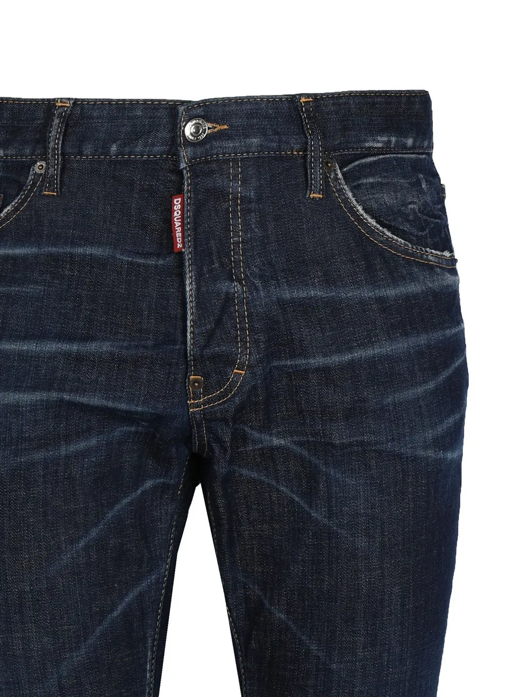 Dsquared2 Logo Patch Slim-Fit Jeans
