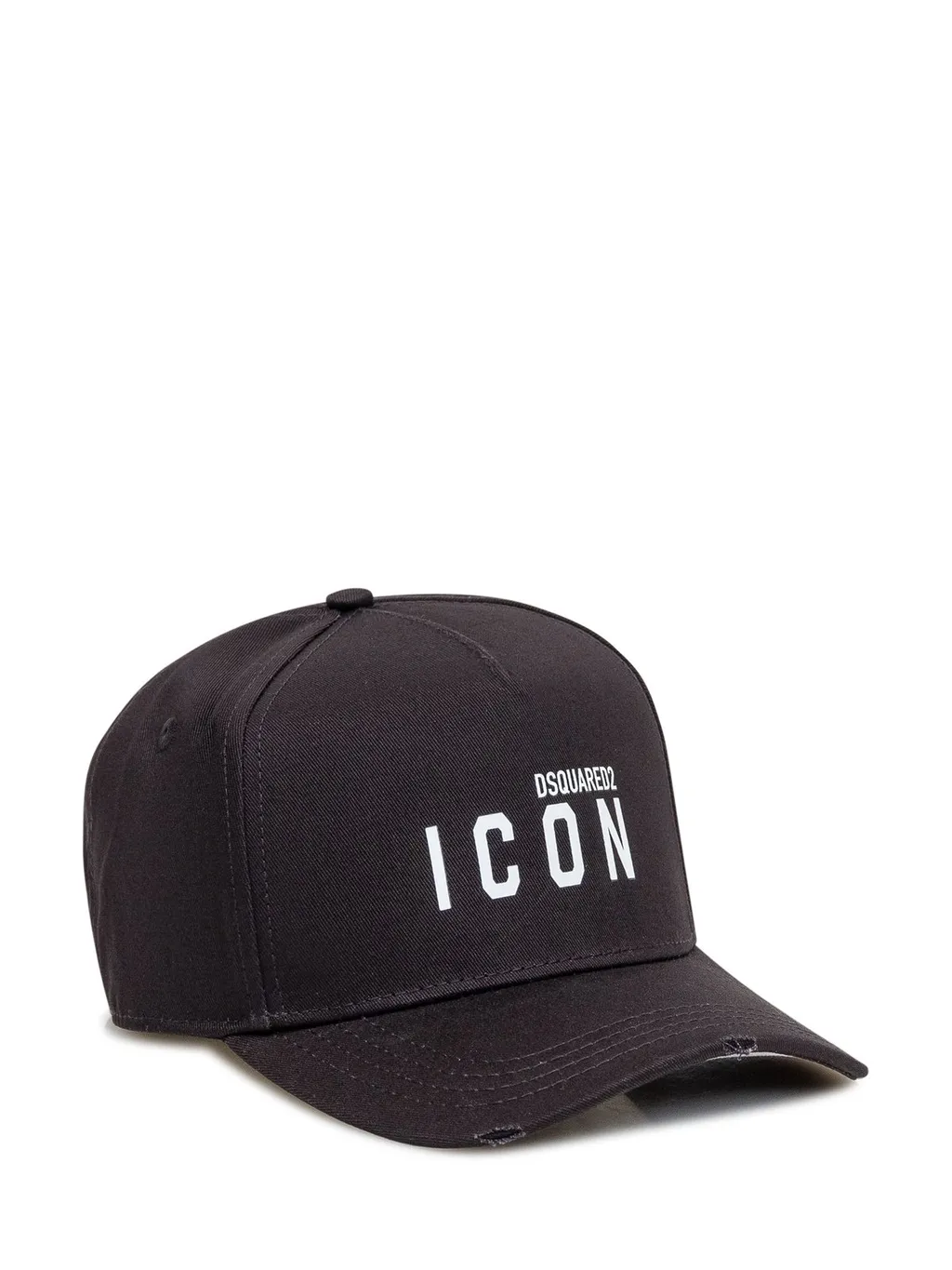 Dsquared2 Logo-Printed Distressed Baseball Cap