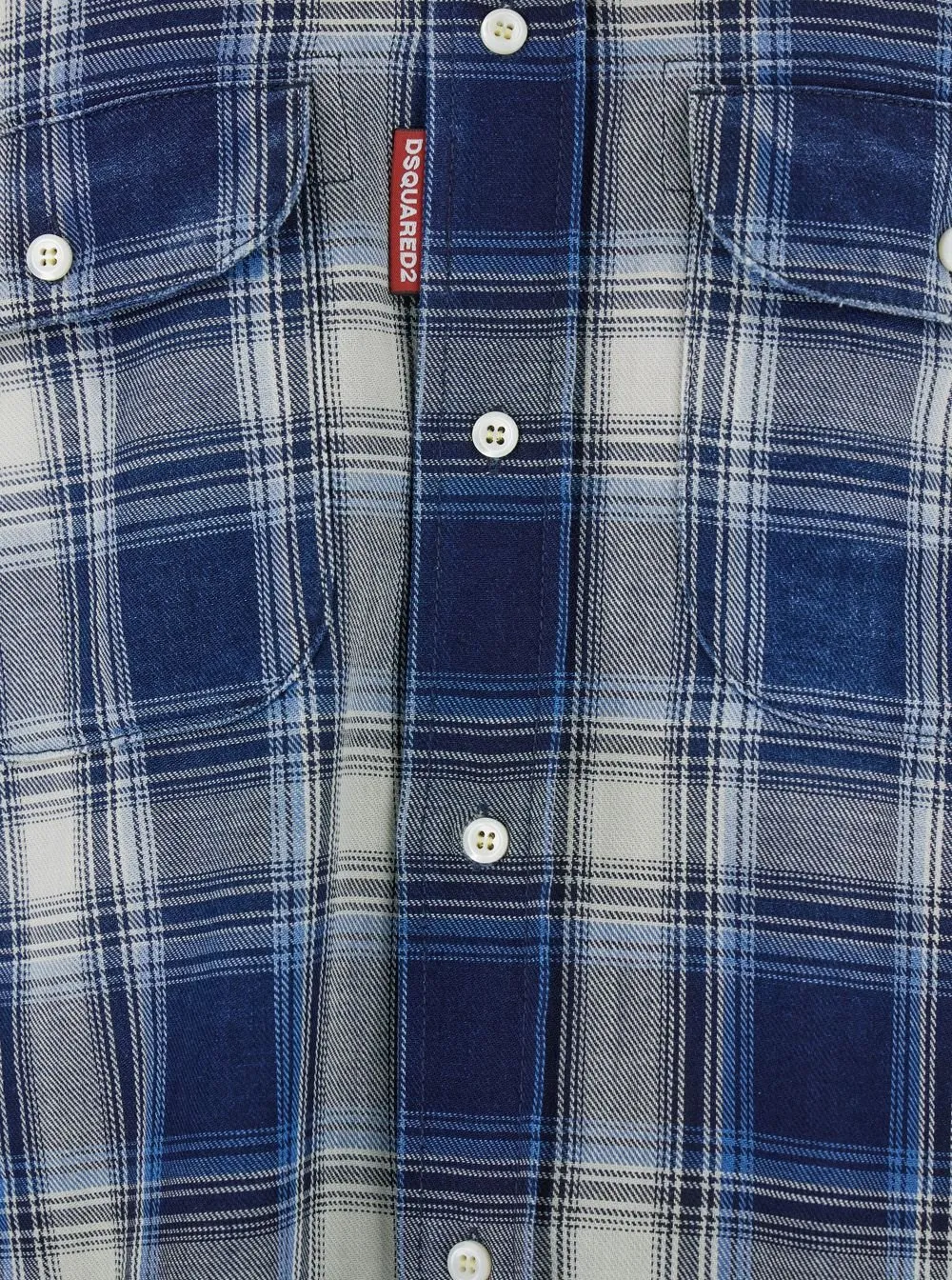 Dsquared2 Sparkling Vintage Checked Shirt