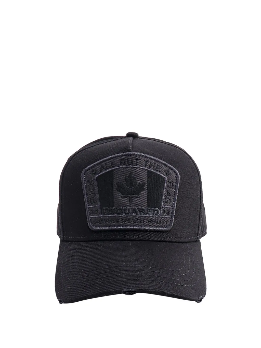 Dsquared2 Flag Patch Distressed Baseball Cap
