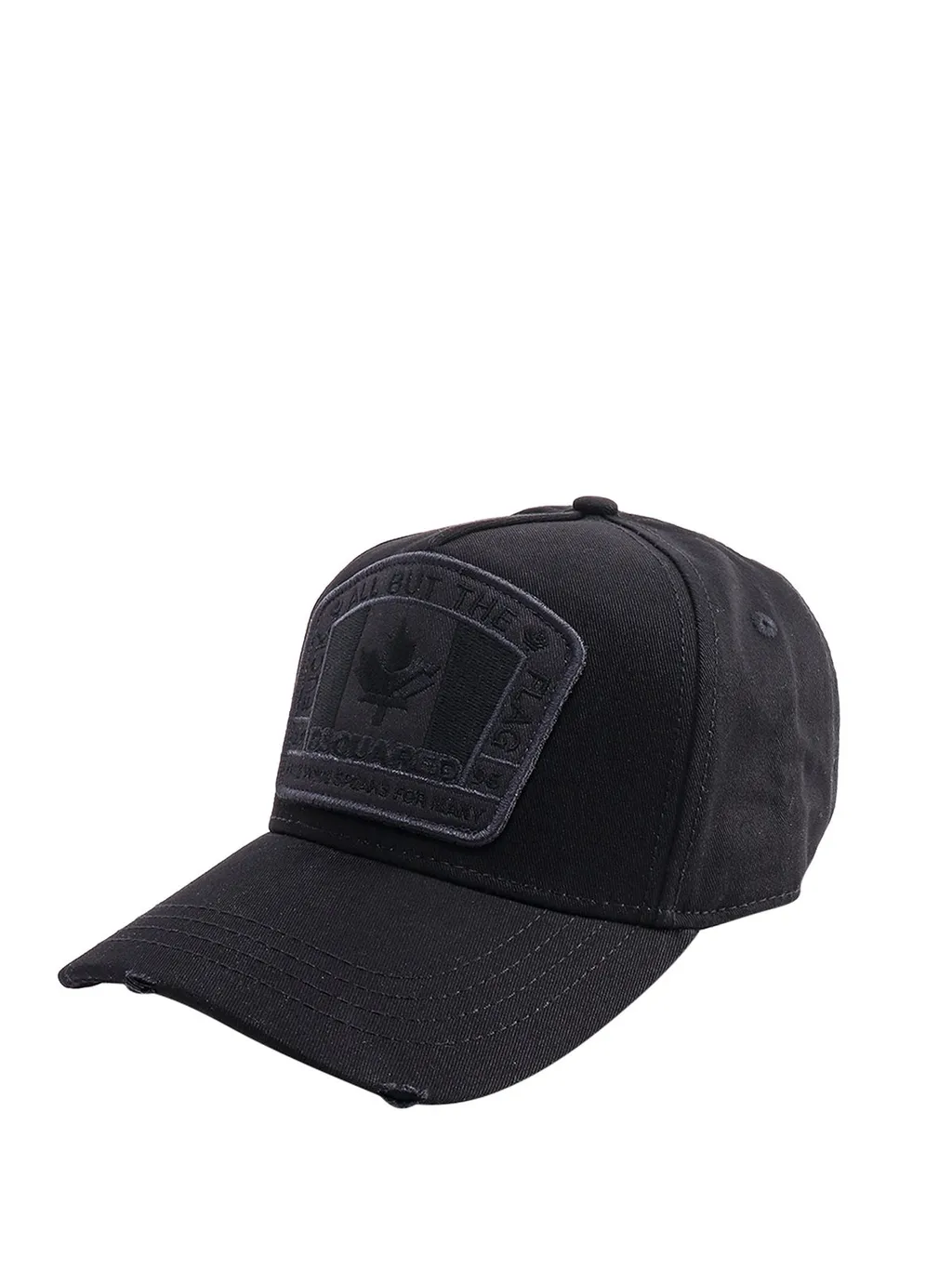 Dsquared2 Flag Patch Distressed Baseball Cap