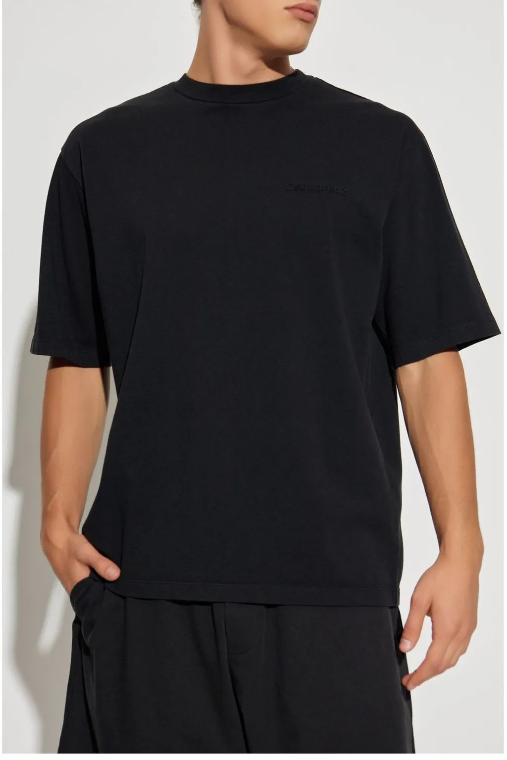 Dsquared2 Logo Detailed Crewneck T-Shirt