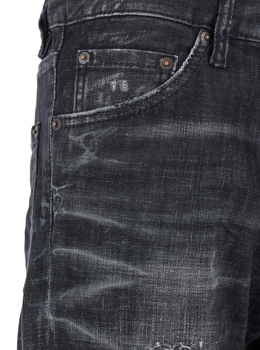 Dsquared2 Cool Guy Straight Leg Distressed Jeans