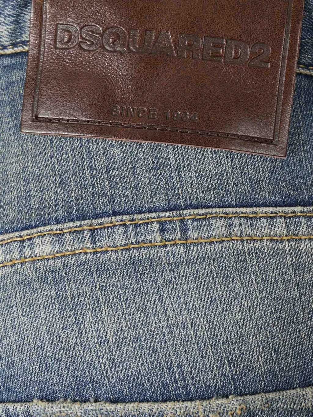 Dsquared2 Medium Sandy Wash Skater Jeans