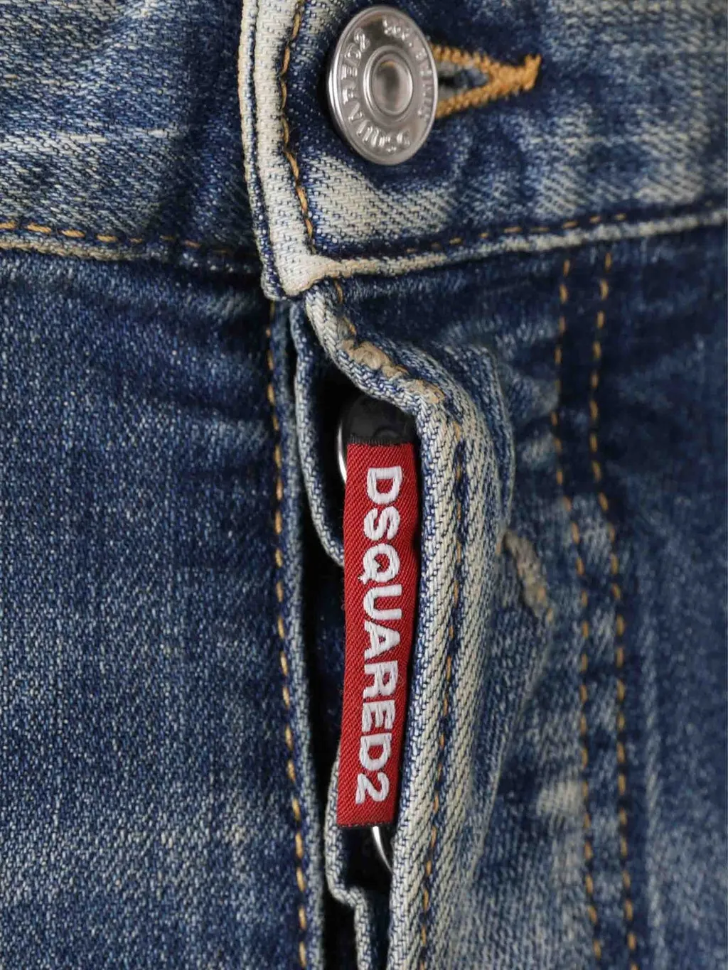Dsquared2 Medium Sandy Wash Skater Jeans
