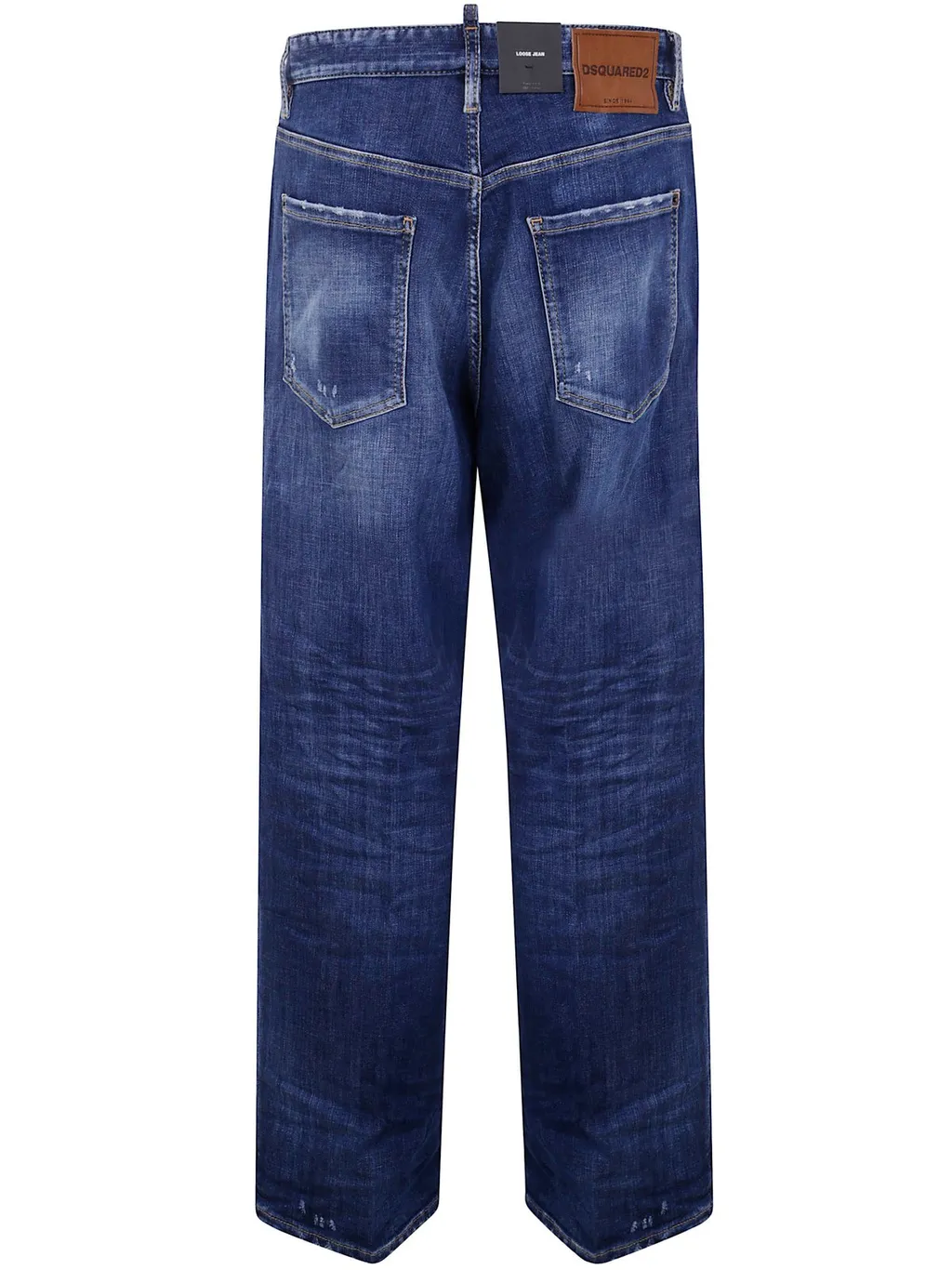 Dsquared2 Distressed Straight Jeans