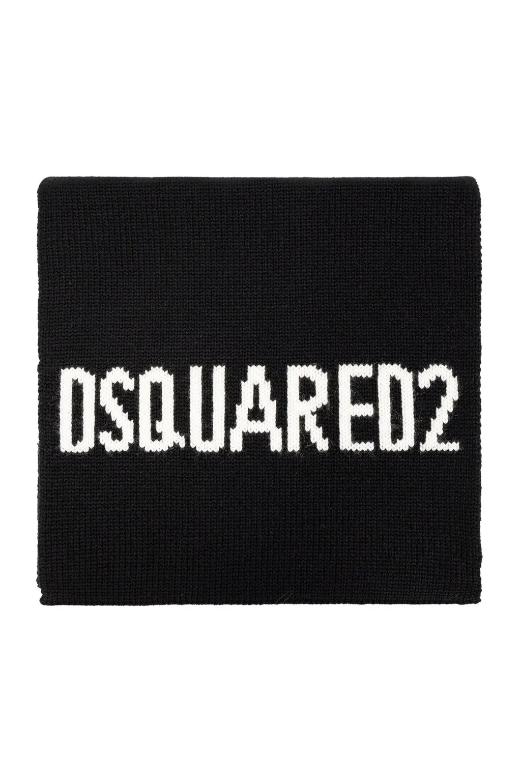 Dsquared2 Logo-Intarsia Scarf