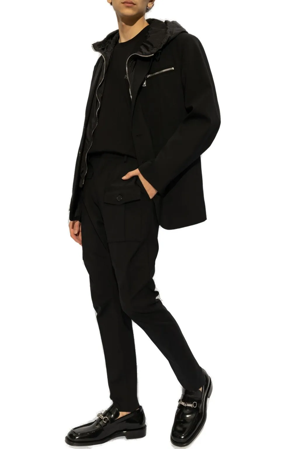 Dsquared2 Mid-Rise Tapered Cargo Trousers
