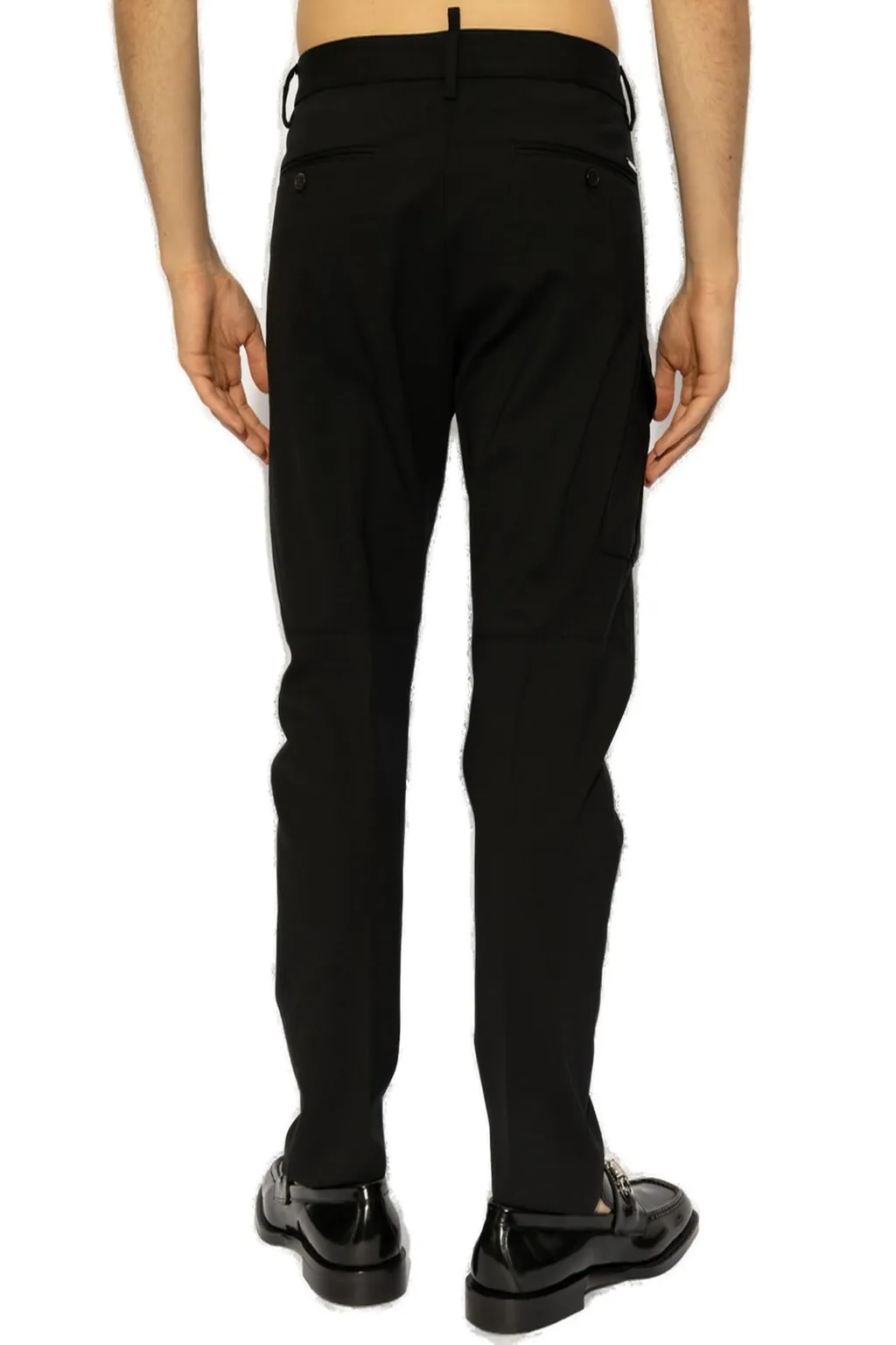 Dsquared2 Mid-Rise Tapered Cargo Trousers