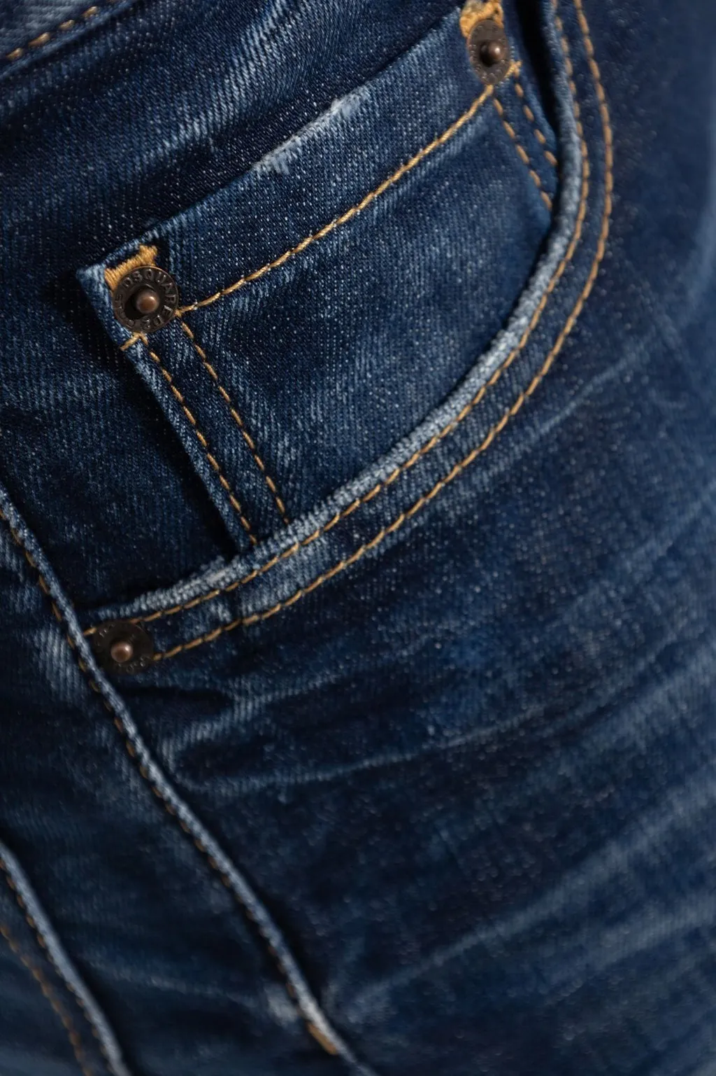 Dsquared2 Distressed Straight-Leg Jeans