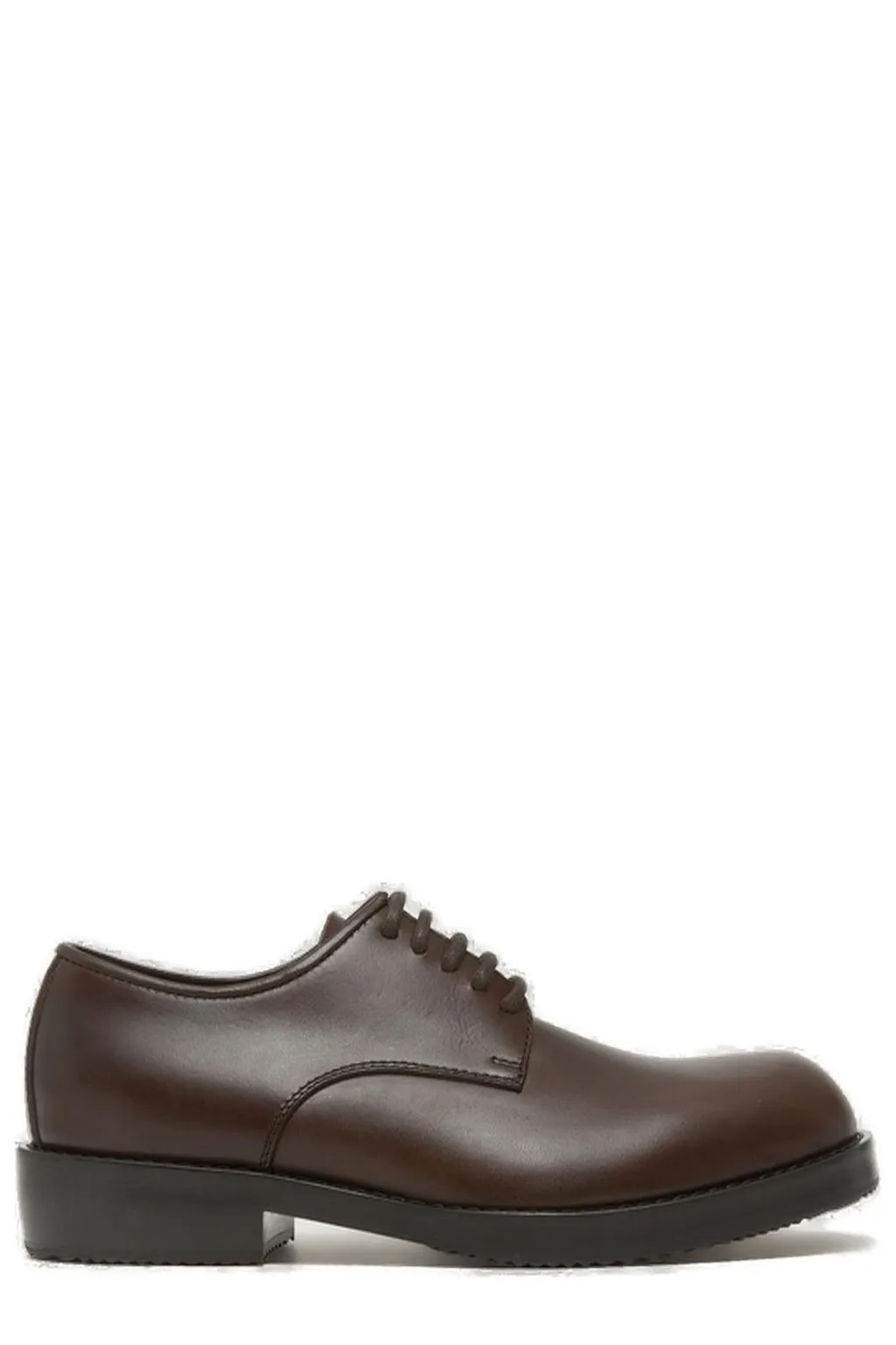 Dries Van Noten Round Toe Lace-Up Derby Shoes
