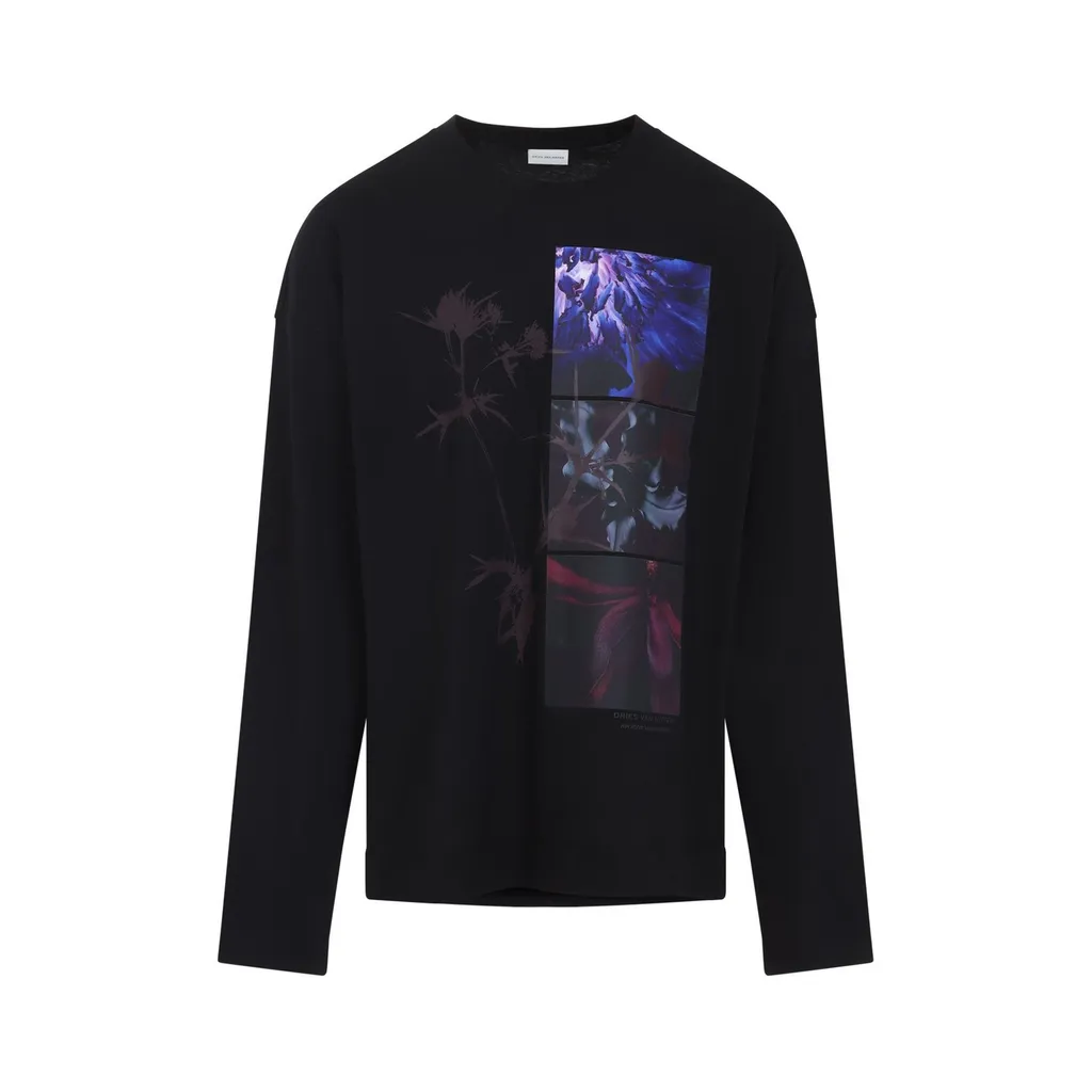 Dries Van Noten Graphic Printed Crewneck T-Shirt
