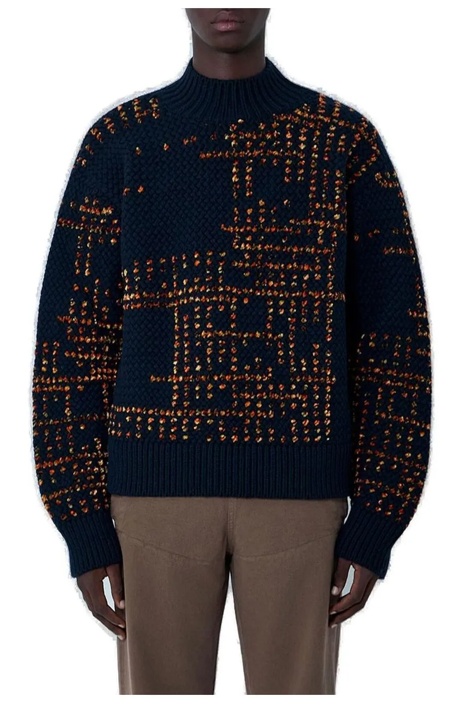 Dries Van Noten High Neck Long-Sleeved Jumper