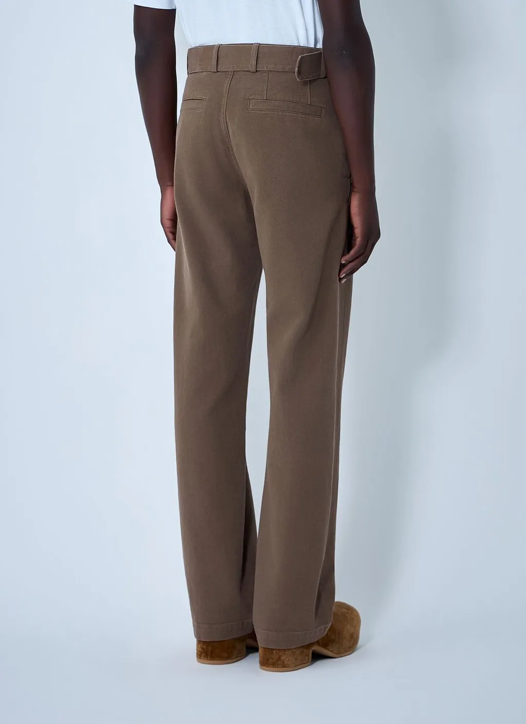 Dries Van Noten Belted Straight-Leg Trousers