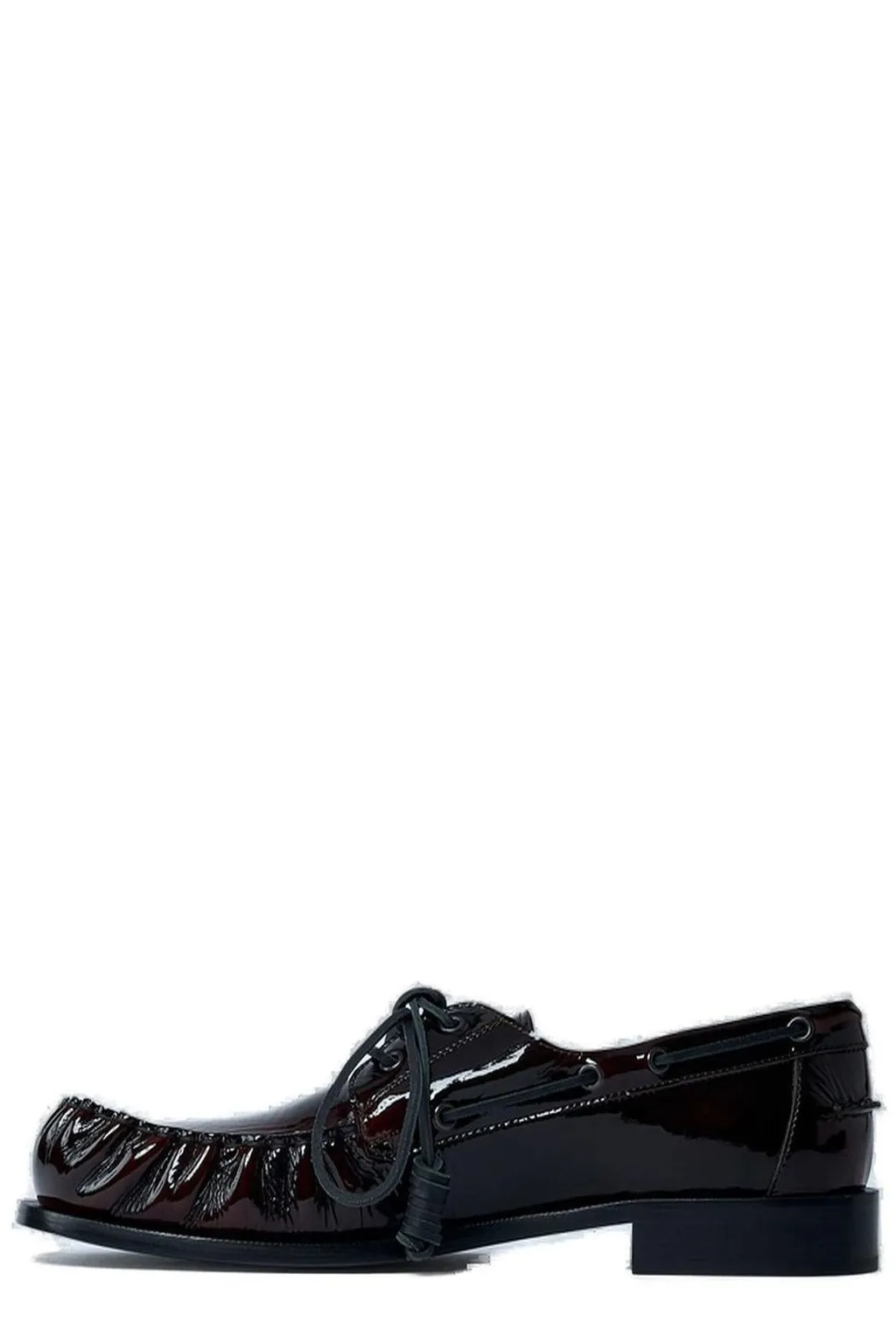 Dries Van Noten Round Toe Lace-Up Shoes