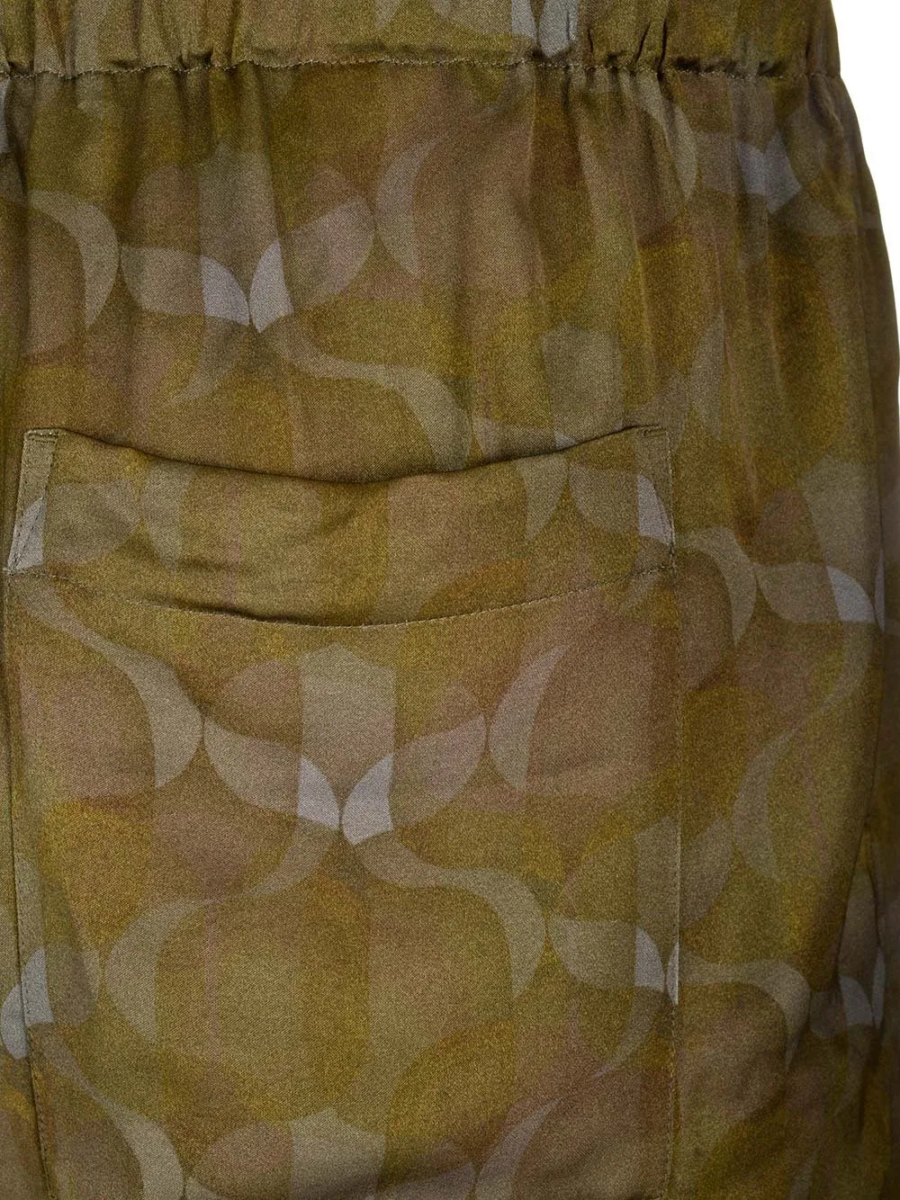 Dries Van Noten Graphic Printed Drawstring Shorts