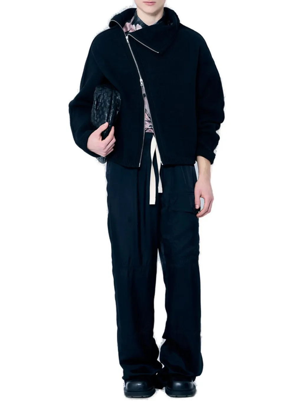 Dries Van Noten Metro Zip-Up Cardigan