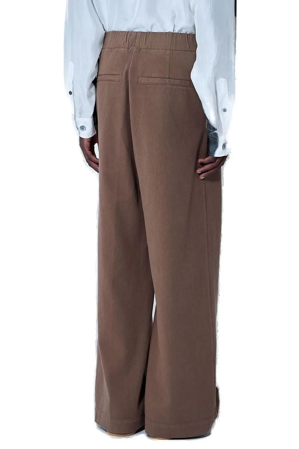 Dries Van Noten Mid-Rise Straight-Leg Pants