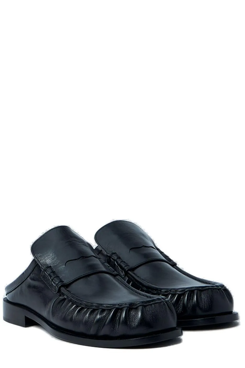 Dries Van Noten Round Toe Loafers