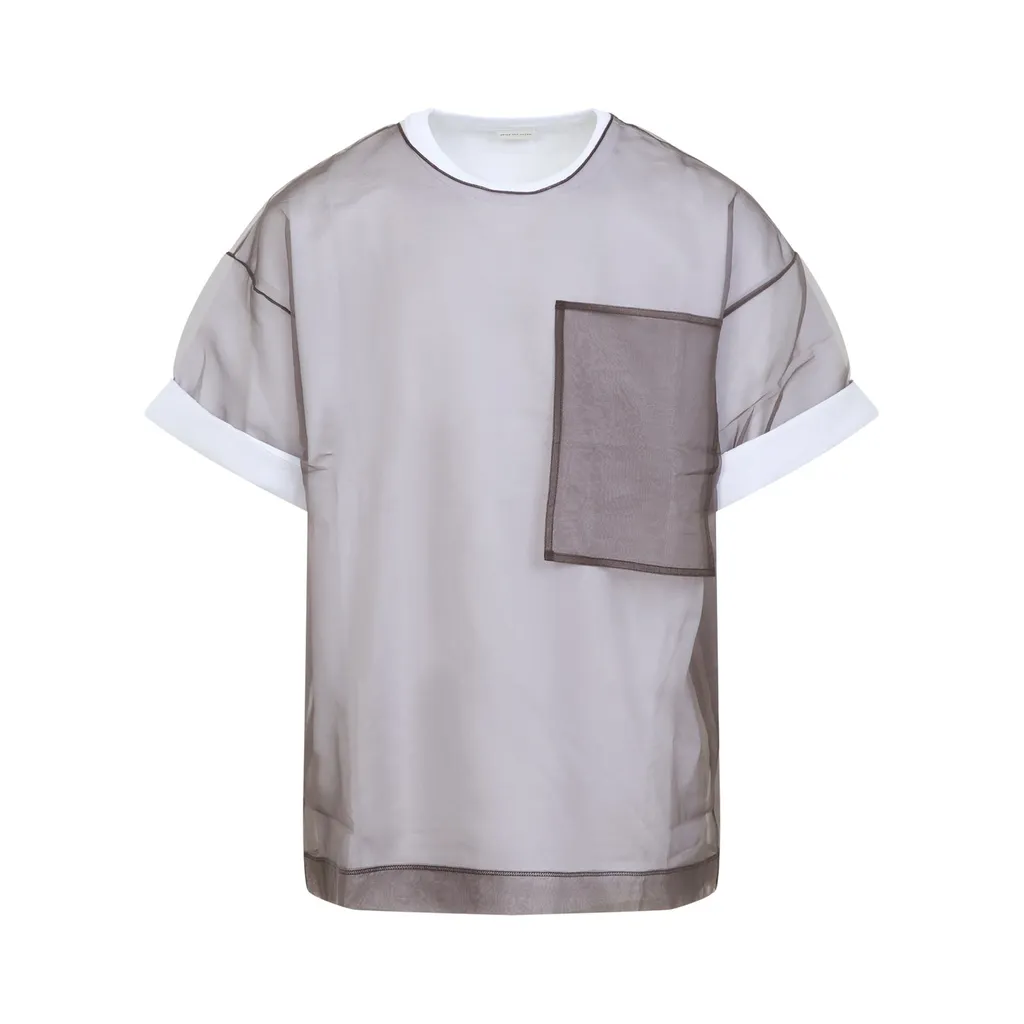 Dries Van Noten Heaton Double-Layer Crewneck T-Shirt