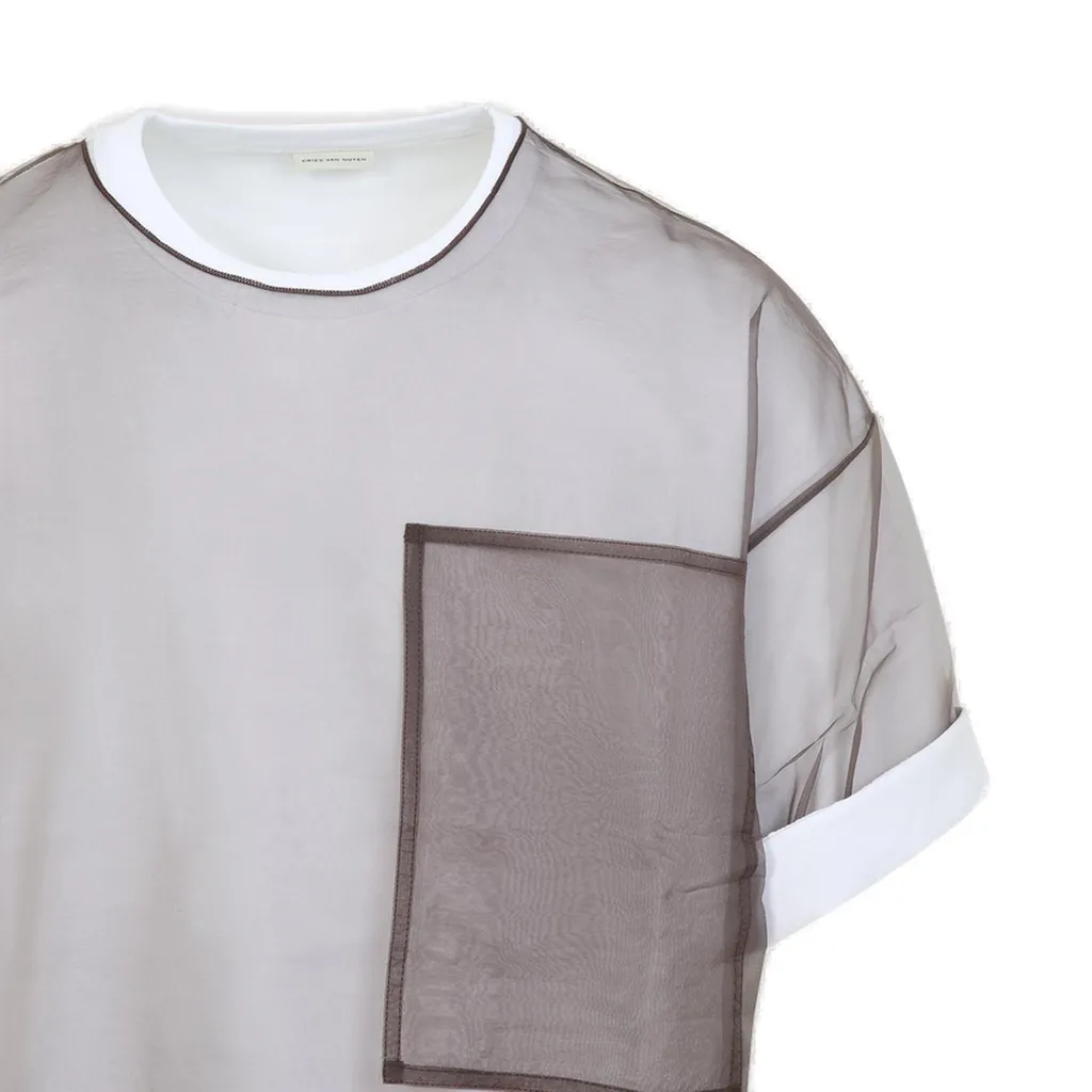 Dries Van Noten Heaton Double-Layer Crewneck T-Shirt