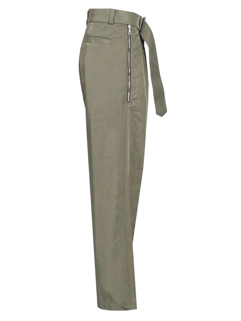 Dries Van Noten Belted Straight Leg Pants