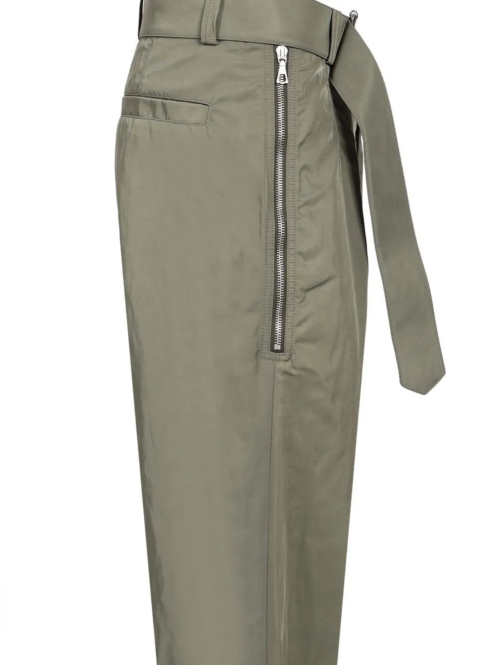 Dries Van Noten Belted Straight Leg Pants