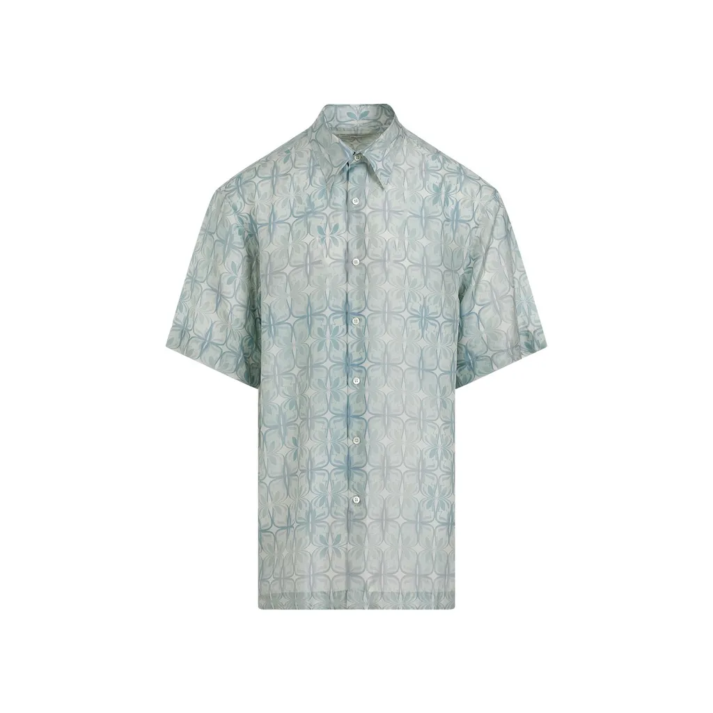 Dries Van Noten Graphic Printed Short-Sleeved Shirt