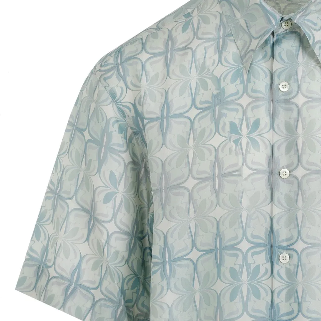 Dries Van Noten Graphic Printed Short-Sleeved Shirt